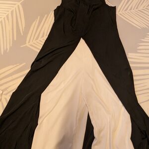 Elegant Black and White Jumpsuit